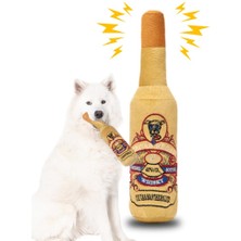 Braventa Collection Proud Wave Şişe Köpek Oyuncağı Sesli Köpek Oyuncak Köpek Çekme Oyuncağı Hışırdayan Peluş Oyuncak