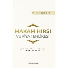 Semerkand Yayınları Makam Hırsı ve Riya Tehlikesi