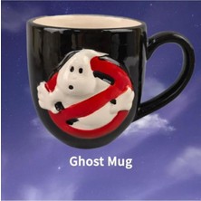 Nirnisa Hayalet Avcıları Seramik Kupa Bardak Sevgiliye Hediye Kulplu Kahve Çay Bardağı Hediyelik Ghost Mug