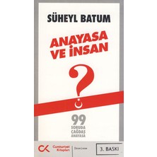 Cumhuriyet Kitapları Anayasa ve Insan
