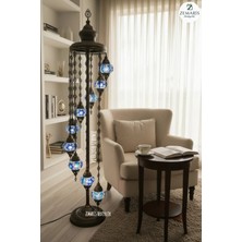 Zemaris Hediyelik El Yapımı Otantik Mozaik Lambader 9 lu