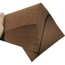 Salteks El Işi Hediyelik Keçe 50X50 1mm Kalınlığında Kahverengi A Kalite Keçe