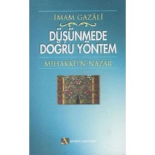 Ahsen Yayınları Düşünmede Doğru Yöntem Mihakkü’n - Nazar