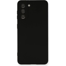 Braventa Collection Kzy Iletişim S21 Fe ile Uyumlu Kapak Içi Kadife Kamera Korumalı Lansman Silikon Kılıf - Siyah