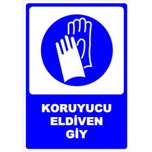 İnterform Koruyucu Eldiven Giy Levhası 25 x 35 cm