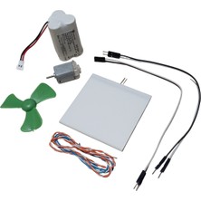 Devre Dünyası Dc 3.6V Pil LED Panel Motor Pervane Öğrenci Elektrik Devresi Hobi Deney Seti