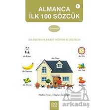 1001 Çiçek Kitaplar Almanca Ilk Yüz Sözcük Çıkartma Kitabı