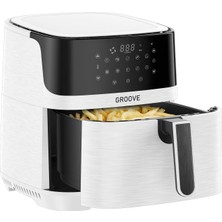 Braventa Collection Groove Max Xxl 7l 1800W Wifi Airfryer Air Fryer Yağsız Sıcak Hava Fritözü Beyaz
