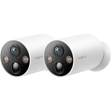 Braventa Collection Tapo Tp-Link C425 2-Pack, 2k Qhd Kablosuz Bataryalı Güvenlik Kamerası, Yapay Zeka Desteği, Renkli Ge