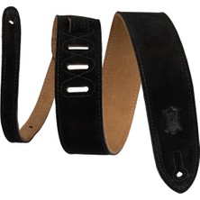 Braventa Collection Levy's Leathers MS12-BLK 5 cm Süet Deri Kayış - Siyah