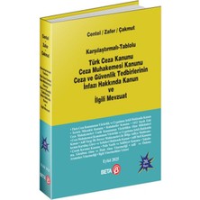 Beta Basım Yayım Türk Ceza Kanunu Ceza Muhakemesi Kanunu Ceza ve Güvenlik Tedbirlerinin Infazı Hakkında Kanun ve Ilgi