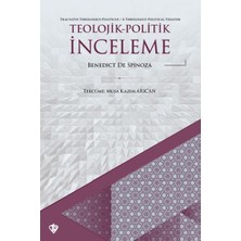 Türkiye Diyanet Vakfı Yayınları Teolojik-Politik Inceleme