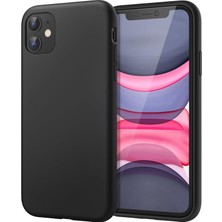 Braventa Collection Ggm Aksesuar iPhone 11 ile Uyumlu Silikon Kılıf Ince Yapılı Mat Dış Yüzeyli Tam Koruma Sağlayan Kame