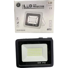 Yapımaks LED Projektör, Slim, 50 W, Yeşil