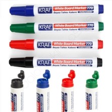 Braventa Collection Kraf Beyaz Tahta Kalemi Doldurulabilir 770-4 4lü