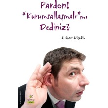 Elma Yayınevi Pardon! Kurumsallaşmalı'mı Dediniz?