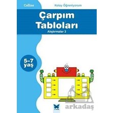 Mavi Kelebek Yayınları Collins Kolay Öğreniyorum - Çarpım Tabloları Alıştırmalar 3 (5-7 Yaş)