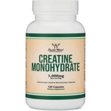 Double Wood Creatine Monohydrate 1,000 Mg 120 Capsules . Usa Menşei.