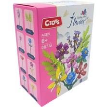 Ctoy Mini Çiçek Blok Yapı Seti CTOY-749