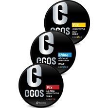 Egos Wax Karma Set 100 ml x 3 Adet (Shine, Mat, Ultra Güçlü)