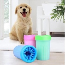 Safestore Silikon Jel Fırçalı Kedi Köpek Pati Ayak Yıkama Temizleme Kovası Küçük