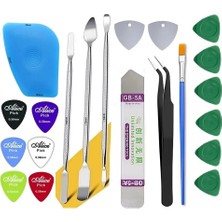 Smnr Profesyonel Paslanmaz Çelik Kavisli Ultra Ince Kasa Kapak Batarya LCD Vs Açma Kavisli Pena Onarım Aracı Seti*18