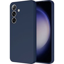 Paladyum Case Samsung Galaxy S26 Uyumlu Içi Kadife Lacivert Lansman Silikon Kılıf