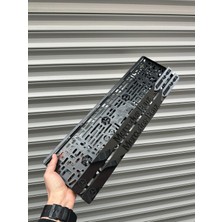 Mercedes Uyumlu Ortası Mat Plakalık