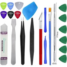 Smnr Profesyonel Paslanmaz Çelik Kavisli Ultra Ince Kasa Kapak Batarya LCD Vs Açma Kavisli Pena Onarım Aracı Seti*08