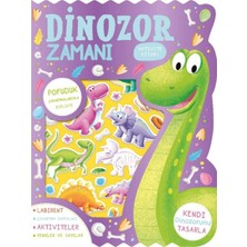İndigo Kitap Dinozor Zamanı - Çıkartmalı Aktivite Kitabı