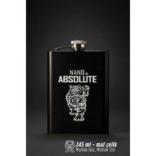 Transformacion 240 ml Mat Siyah Paslanmaz Çelik Içki Matarası 722910