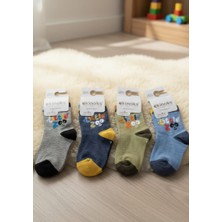 1-2 Yaş Dikişsiz Erkek Bebek Çorabı