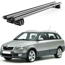 Today Auto Pençe Skoda Fabia Scout Sw (2009-2014) Uyumlu Gri Ara Atkı Port Bagaj Tavan Barı