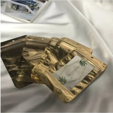 Bisaccia Çift Taraflı Gold Renk Doypack Ön Şeffaf Arka Silver- 8,5X14,5 cm (10 Adet)