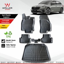 Wöller Skoda Scala Paspas Bagaj Havuzu Set 2020 Sonrası 3D Wöller Ultraflex Set