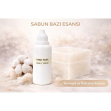 Organik Hekim Misk Tara Sabun Bazı Esansı 150 gr (Yumuşak Pudramsı Misk Kokusu – El Yapımı Sabun Esansı)