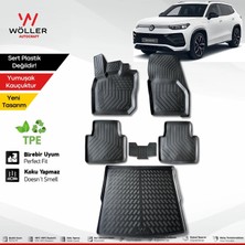 Wöller Volkswagen Tayron Paspas Bagaj Havuzu Set 2024 Sonrası Uyumlu 3D Ultraflex Set
