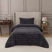 Nevore Home Ultra Soft Peluş Tek Kişilik Yatak Örtüsü Seti 160X220 cm – Yumuşak Dokulu