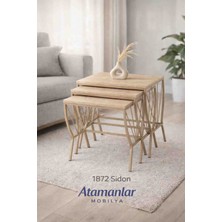 ATAMANMİL1872 Yelpaze Sidon Sehpa