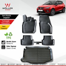 Wöller Seat Arona Paspas Bagaj Havuzu Set 2017 Sonrası Uyumlu 3D Wöller Ultraflex Set