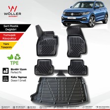 Wöller Volkswagen T crosse Paspas Bagaj Havuzu Set 2022-2026 Arası Uyumlu 3D Ultraflex Set