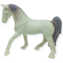 Najmaddin Çiftlik Hayvanları Serisi - Yarış Atı 12 cm - Beyaz