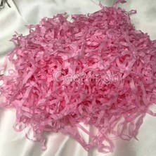 Bisaccia Pembe Kırpıntı Pelur Kağıt Kırpıntısı Shredded Tissue Paper Kırpık Kağıt - 50 Gram