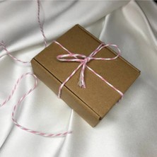 Bisaccia Pembe Beyaz Iki Renkli Paketleme Ip Süs Ipi Bileklik Ipi - 20 Metre