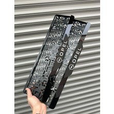 Opel Uyumlu Ortası Mat Plakalık