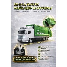 Yıldırım Oyuncak Uzaktan Kumandalı 2.4 Ghz 30 cm Işıklı Damperli Temizlik Kamyonu | Full Fonksiyon Gerçekçi Oyuncak