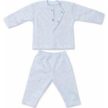 Leona Baby Gökyüzü Esintisi Bebe Mavi Pijama Takımı