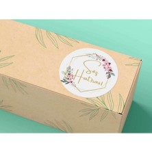 Bisaccia Söz Hatırası Sticker Düğün Nişan Kına Etiketleri Serisi Mat Etiket 4 cm (40 Adet)