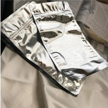 Bisaccia 11X18.5 cm Gümüş Renk Doypack Ön Şeffaf - (5 Adet)