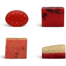 Argentum Natural 4'lü Gül Bahçesi Lüks Bakım Seti 470 G - %100 Doğal Gül Özlü Cilt Yenileyici ve Işıltı Veren Hediye Paketi